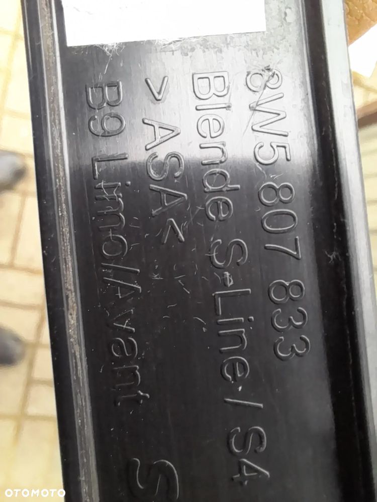 AUDI A4 B9 S LINE LIFT LISTWA ZDERZAK TYLNY TYŁ 19-> - 6