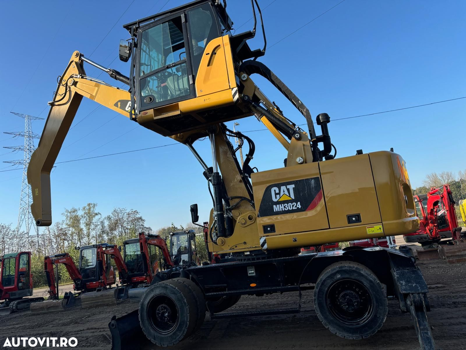 Cat M 3024 Excavator pe Roti - 14