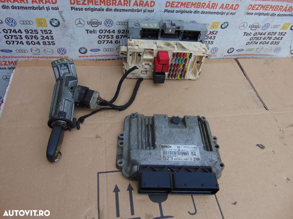 Kit pornire Fiat Ducato 2.3 euro 4 ecu calculatop cip cheie modul - 1