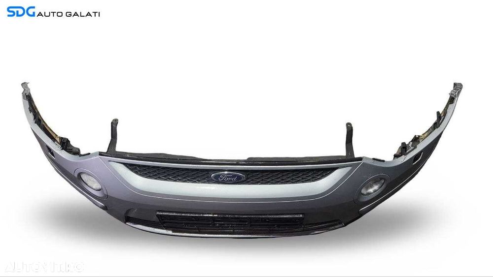 Bara Spoiler Fata cu Locas pentru Senzor de Parcare si Spalatoare Far Faruri Ford S-Max 2006 - 2010 Cod 6M51-17A989-BB [LC3406] - 4