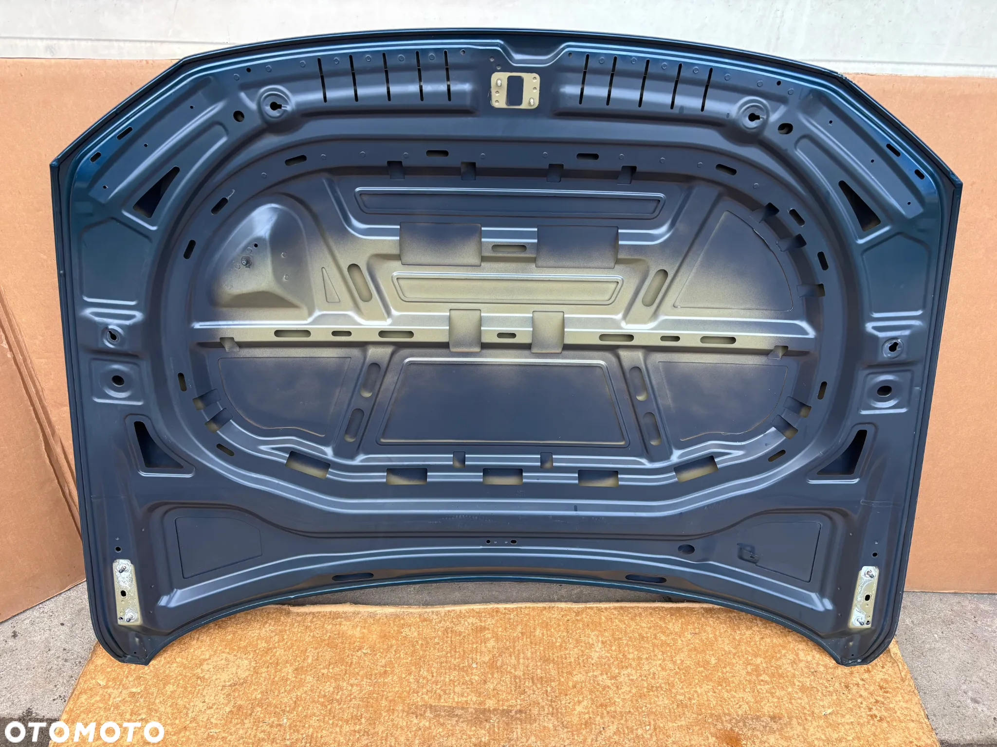 VW Passat B8 3G0 2015- Oryginalna Maska Pokrywa Silnika Niebieska Przednia 3G Ładna - 5