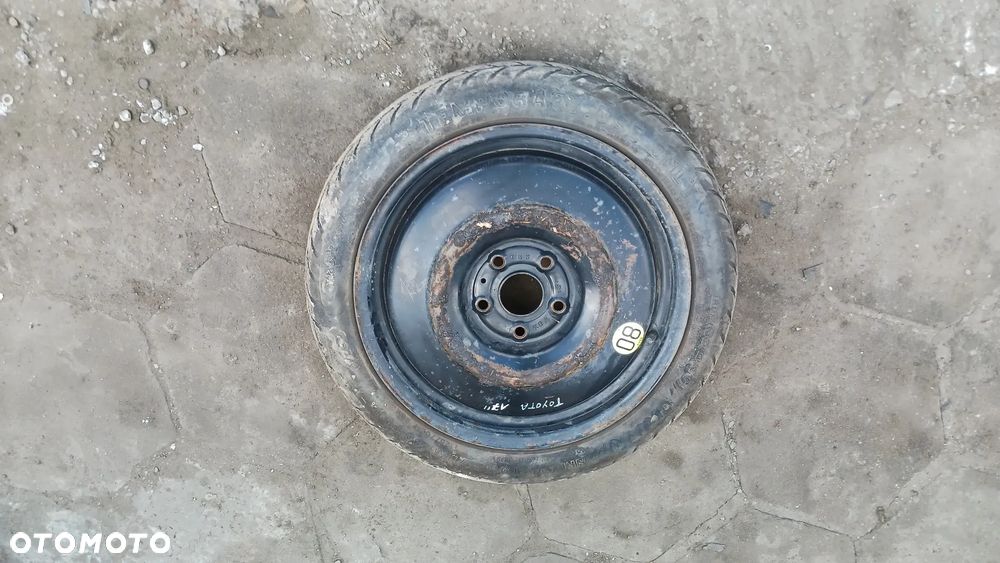 Koło dojazdowe dojazdówka zapasowe Toyota AVENSIS otwór centrujący 60,1 125/70 ET39 - 1