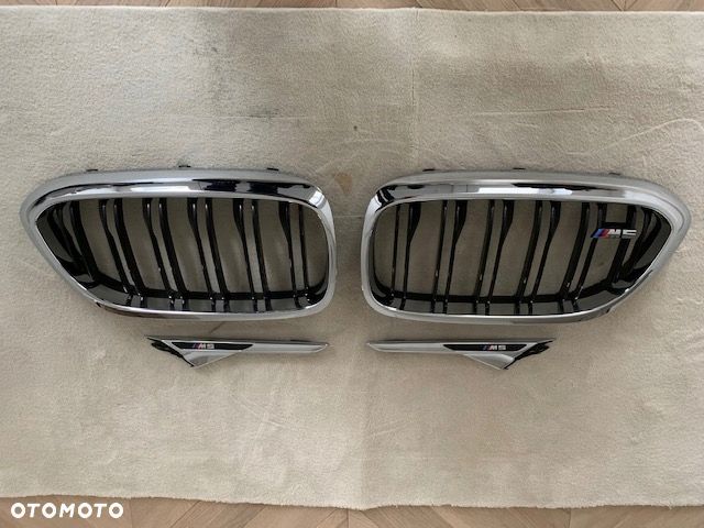 bmw m5 f90 nerki atrapy + listwy błotnika org kpl igła europa cały zes - 5