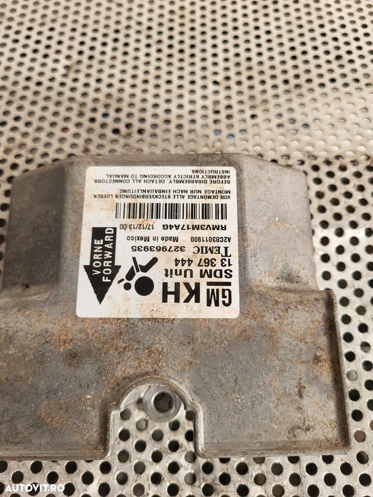 Calculator Modul ECU Airbag Opel Zafira B Astra H Cod 327963935 Dezmembrez Opel Zafira B 1.7 Cdti Euro 5 Motor A17DTR Cutie M32 - 5