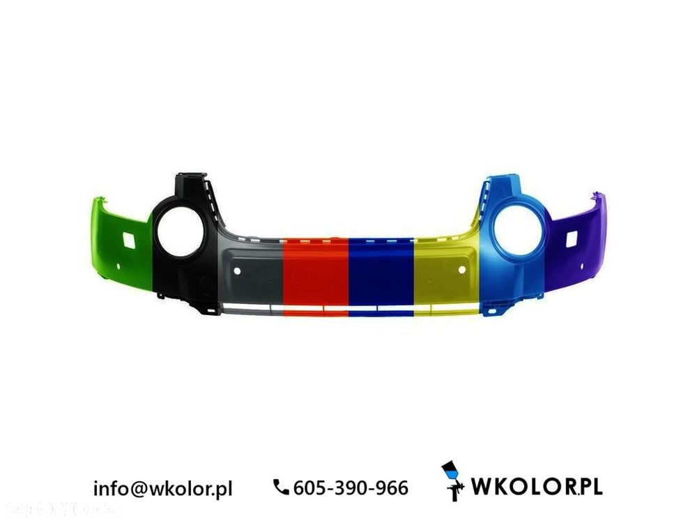 NOWY ZDERZAK SKODA YETI 2009-2015 LAKIEROWANY W KOLOR - 1