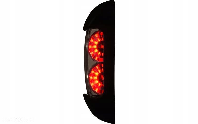 lampa obrysowa led biało - czerwona 12/24v uniwersalna - 3