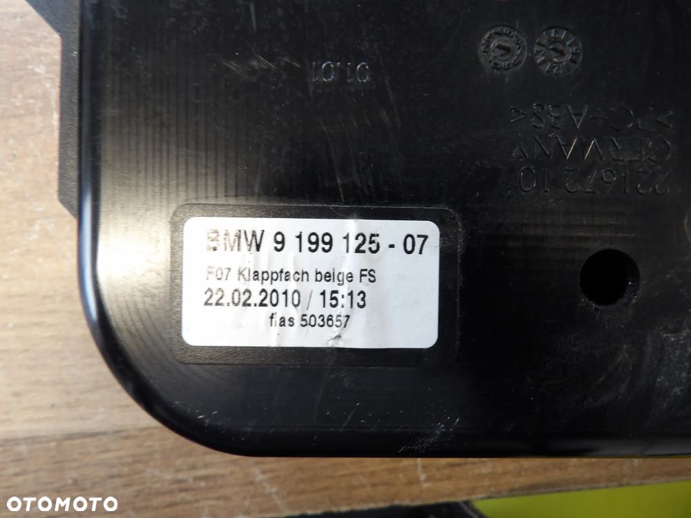 BMW - F07 - SCHOWEK - ORYGINAŁ - 9199125 - 2