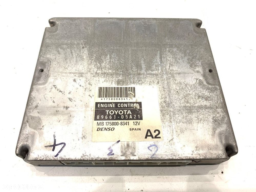 KOMPUTER SILNIKA  TOYOTA AVENSIS sedan (_T25_) 2003 - 2008 2.0 D-4D (ADT250_) 93 kW [126 KM] olej - 1
