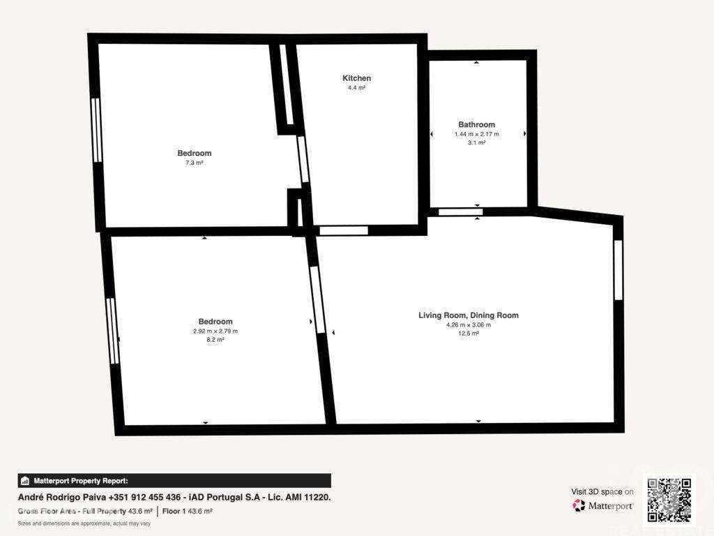 Apartamento T2 em Bonfim de 54,00 m2 - Grande imagem: 2/24