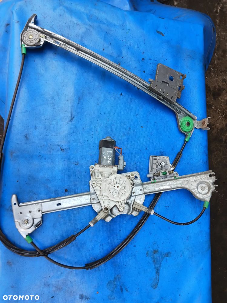 Podnośnik mechanizm podnoszenia szyby Peugeot 206 CC Cabrio przód przedniej tył tylnej prawej prawa tylna uchylnej pasażera kierowcy - 13