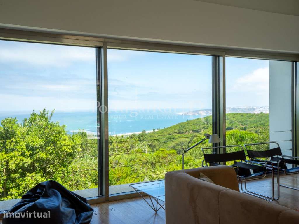 Moradia contemporânea com vista mar na Serra da Pescaria - Nazaré - Grande imagem: 2/31