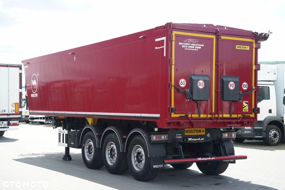 Wielton WYWROTKA  45 M3 / ALUMINIOWA /  OŚ PODNOSZONA / OSIE SAF / - 6