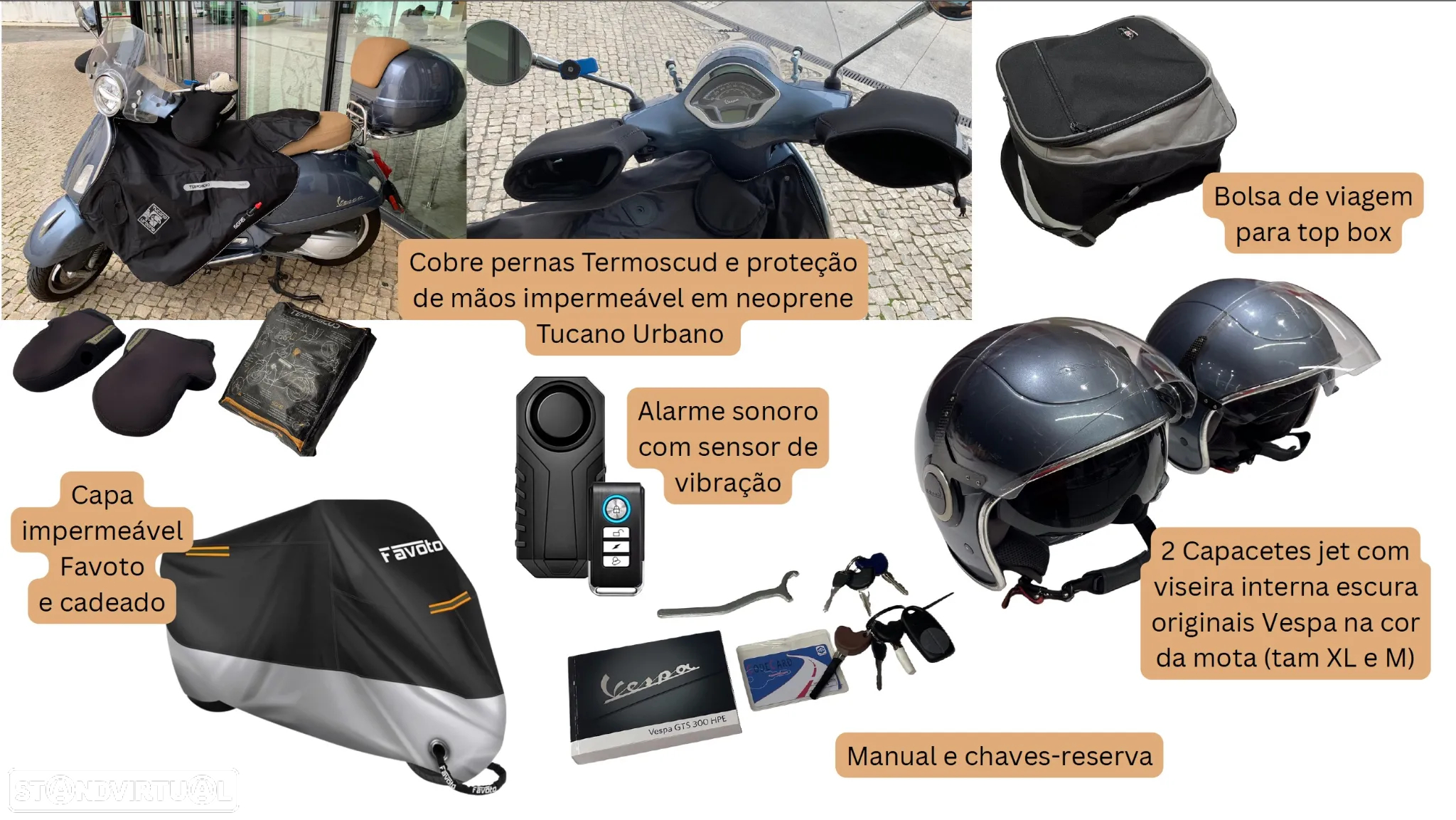 Vespa GTS Super 300 HPE - Com Acessórios - 14