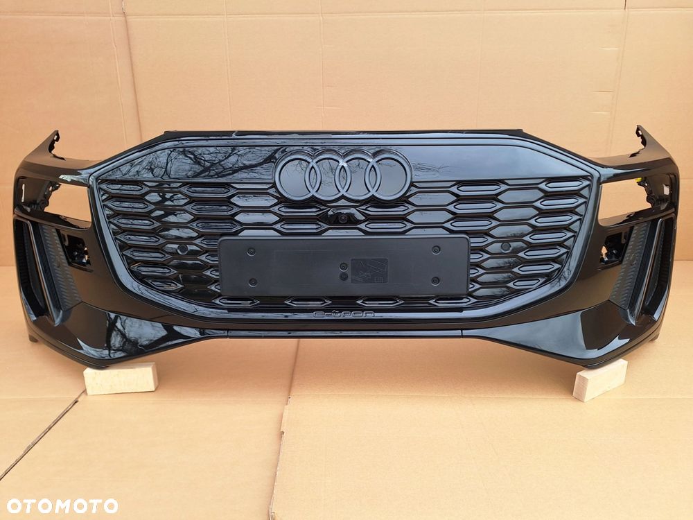 AUDI Q6 E-TRON S-LINE 85H 24- ZDERZAK PRZÓD PRZEDNI GRILL KAMERA PDC WIĄZKA MODUŁ ORYG 85H807437B WYSYŁKA 24H - 1