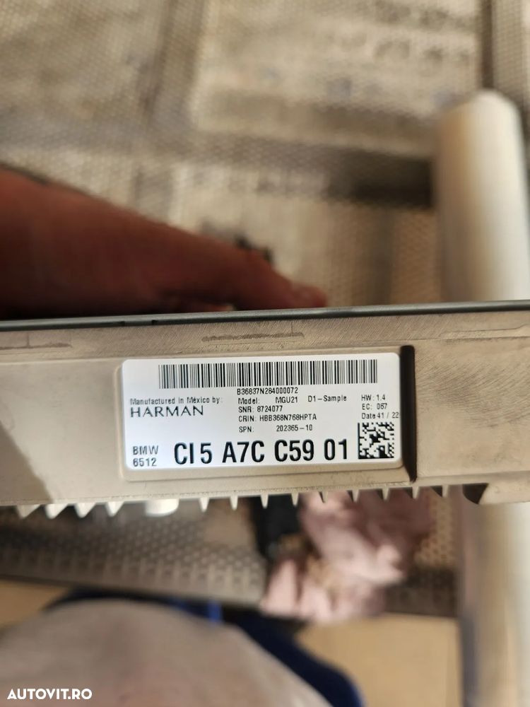 Modul Unitate Navigatie Radio Media Bmw G20 G21 G22 G23 G42 An 2018-2019-2020-2021-2022-2023 Cod CI5A7CC5901 - Dezmembrari Arad - 7