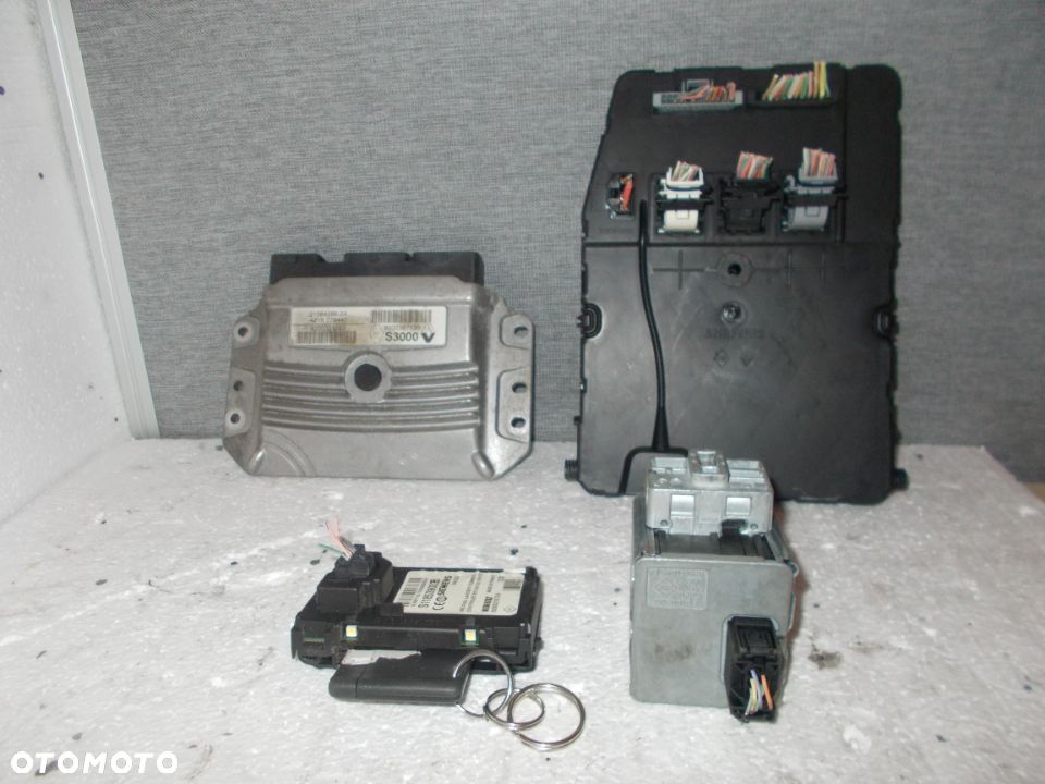 ZESTAW STARTOWY KOMPUTER KLUCZYK IMMOBILIZER MODUŁ PEUGEOT 307 1.6 HDI  NUMER: 9655698280 - 1