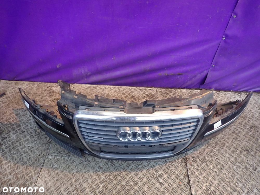AUDI A8 D3 LIFT 05-10 ZDERZAK PRZÓD PRZDNI KOMPLETNY ATRAPA 4Z4Z - 1