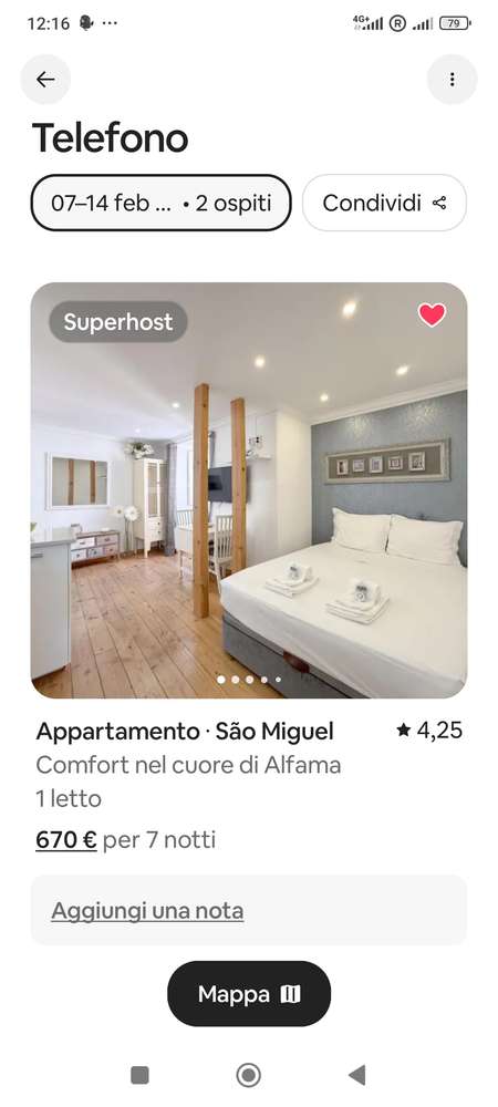 Apartamento T0 no coração de Alfama