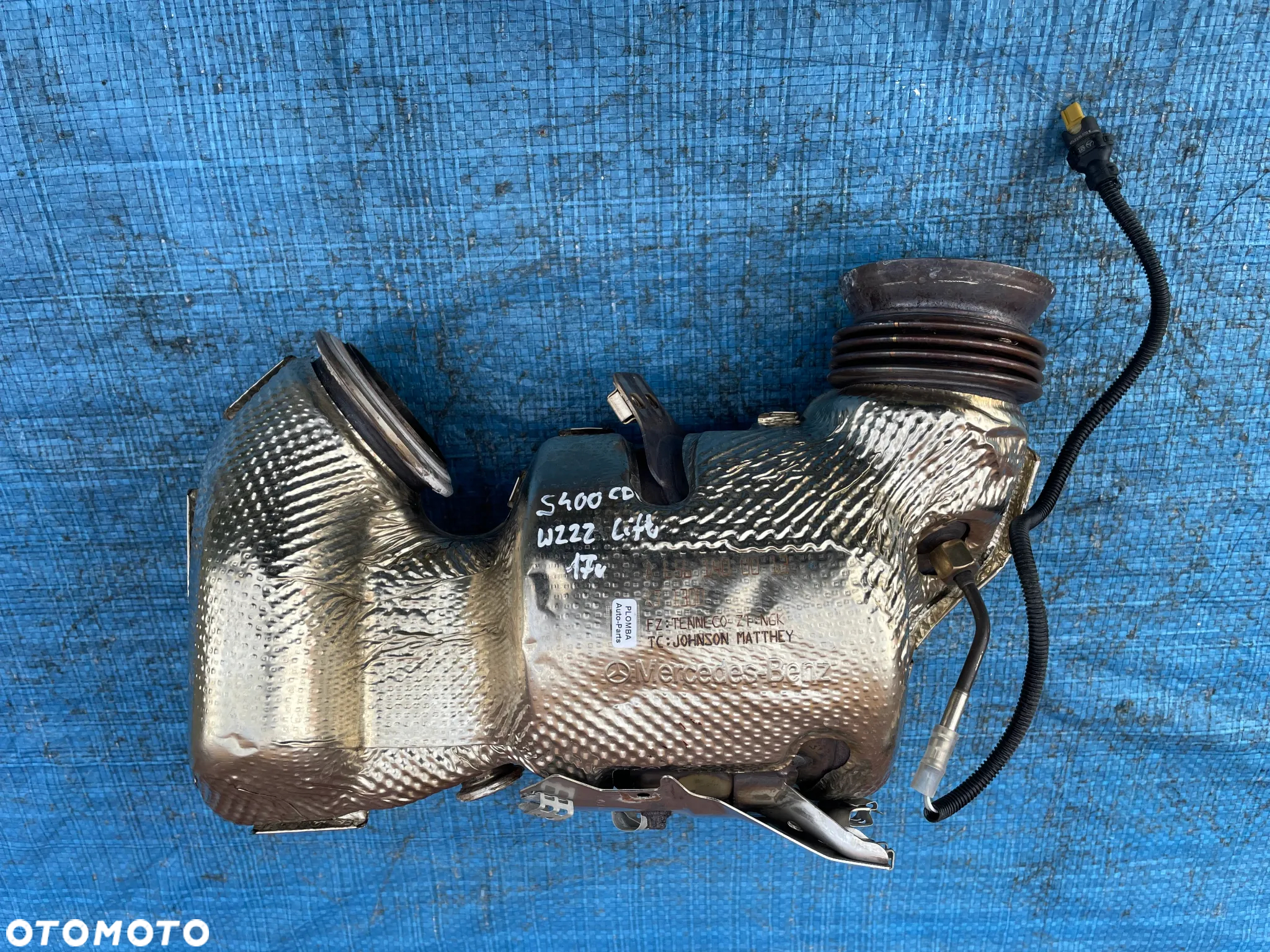 MERCEDES S W222 / A6561400013 / DPF FAP ADBlue Filtr Cząstek Stałych Katalizator / CZUJNIK TEMPERATURY / ORYGINAŁ - 5