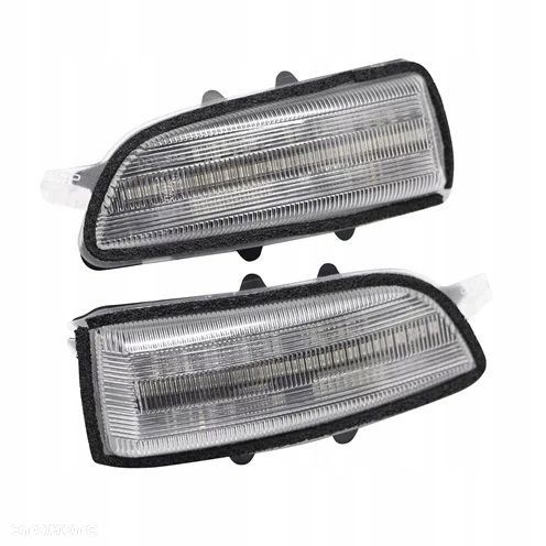 Kierunkowskaz Migacz Lusterko kpl Led Dts Tuning White Jaguar Xf XJ X-type - 2