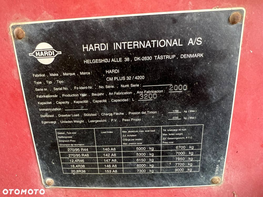 Hardi Commander CM PLUS 32/4200 - 9
