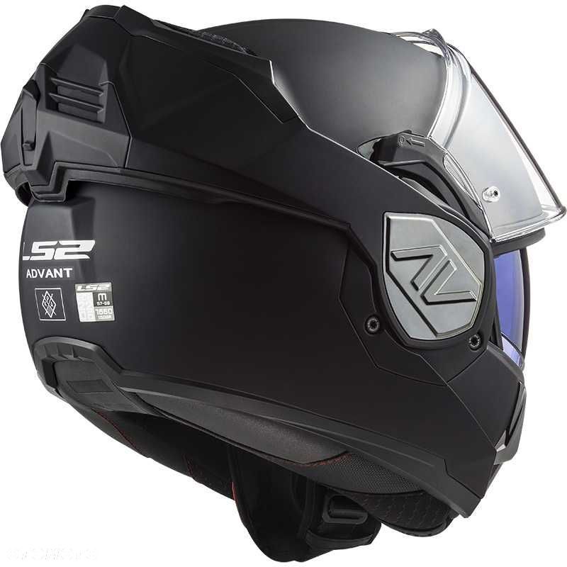 Nowy Kask LS2 FF906 ADVANT SOLID MATT XL Szczękowy ADV Black MAT ECE06 - 6