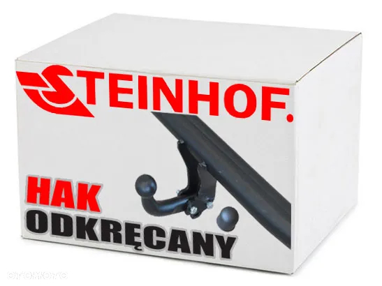 MARKOWY SOLIDNY HAK HOLOWNICZY Z KULĄ ODKRĘCANĄ NA DWIE ŚRUBY VOLVO S60 II2 4d 2010-18+MODUŁ13PIN - 14