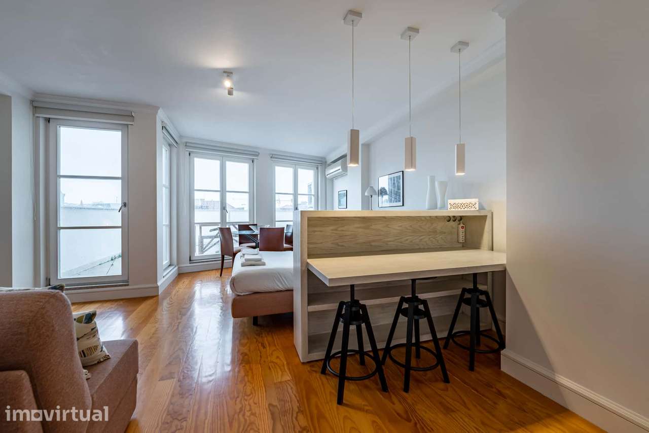 Modern and welcoming studio in the Clérigos neighbourhood - Grande imagem: 4/16