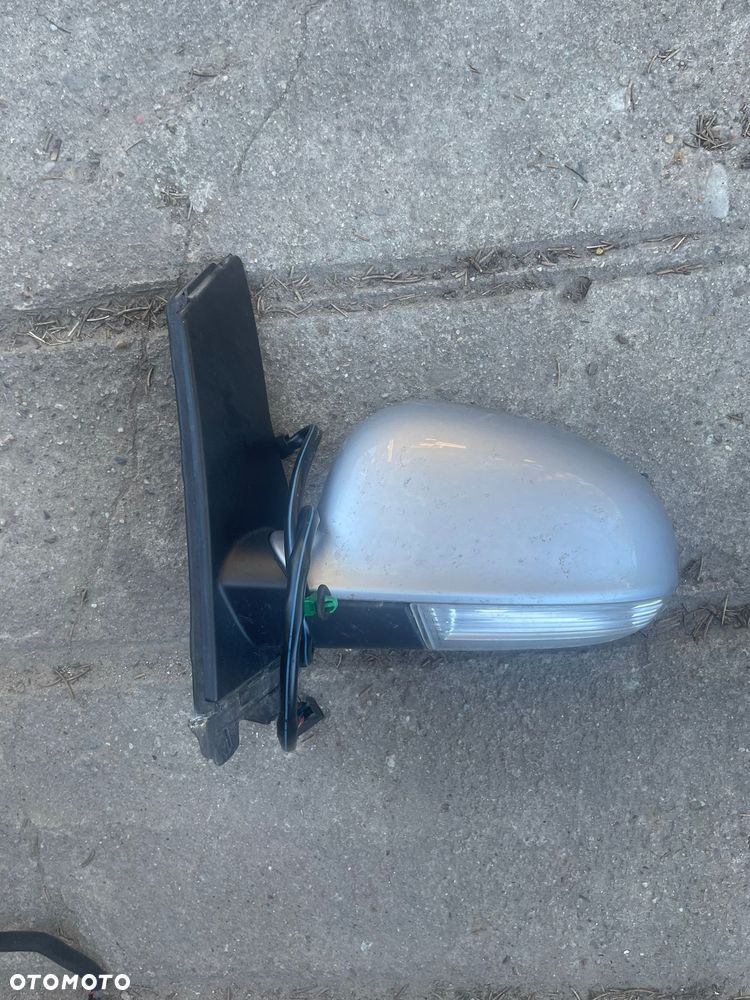 Lusterko lewe przód przednie 6 pin VW Volkswagen Golf V plus 5 + lakier LA7W 076013 - 2