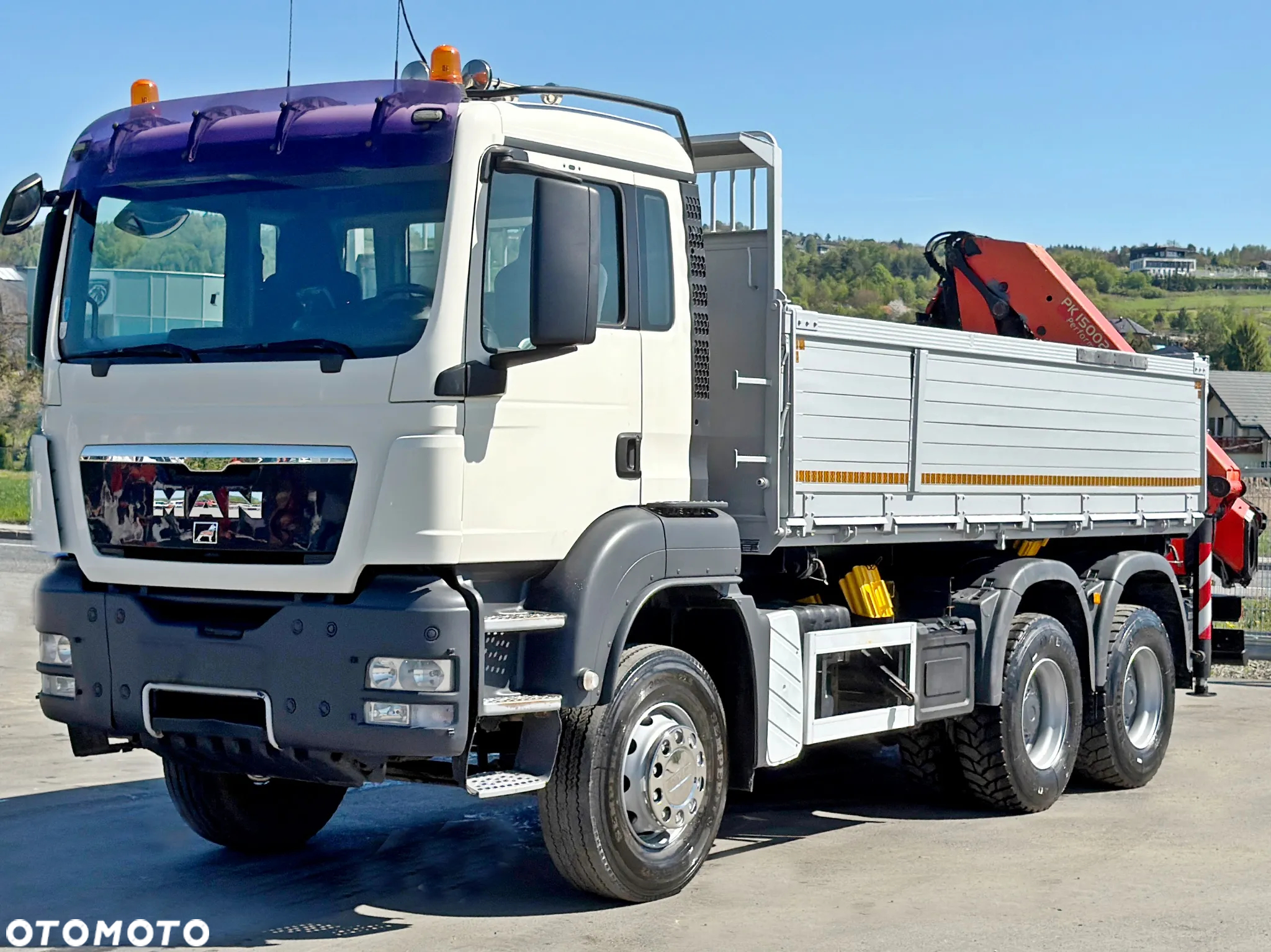 MAN TGS 33.360 * WYWROTKA 6,40 m + PK 15002 / 6x4 * STAN BDB - 3