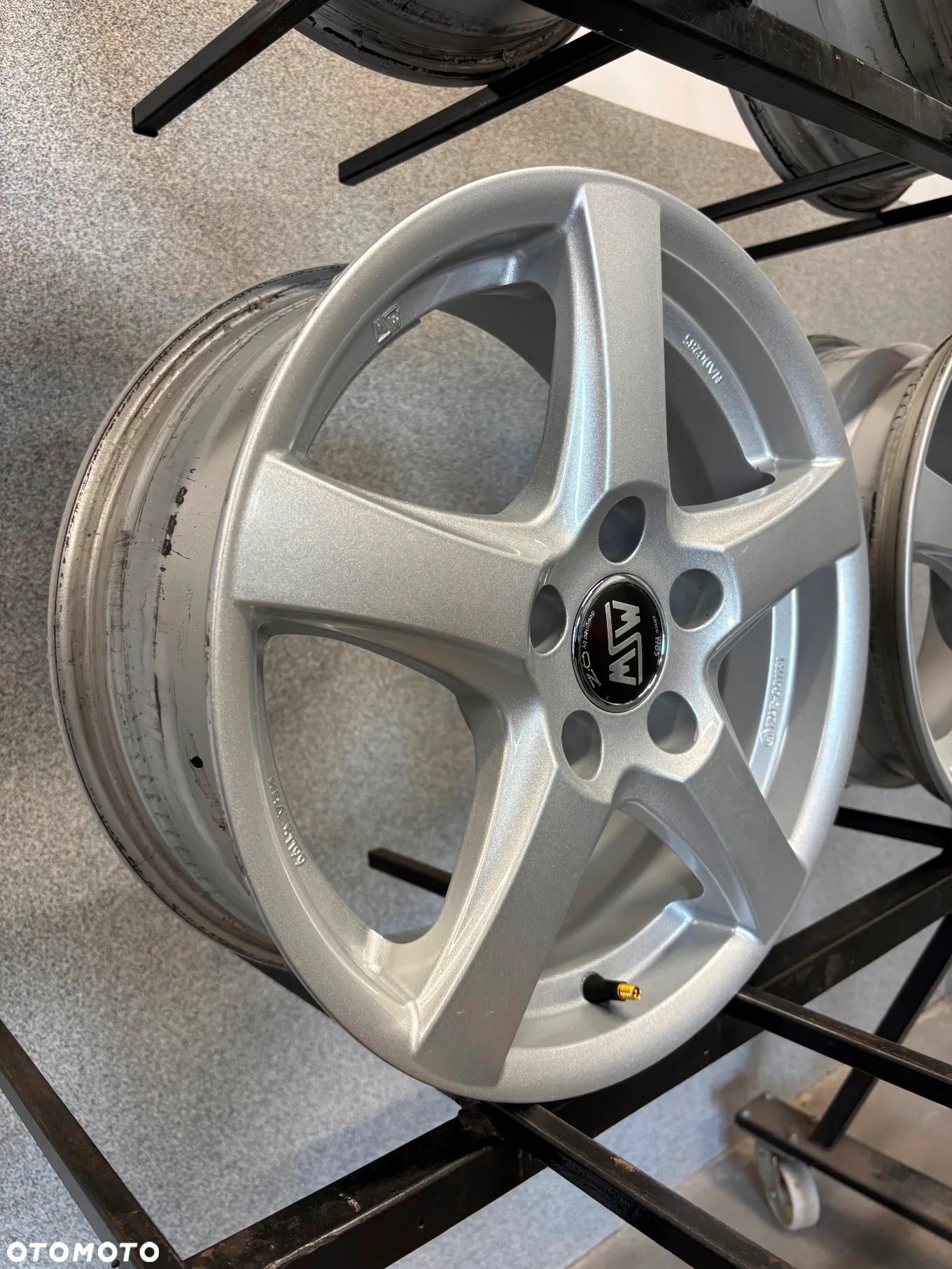 4 FELGI ALU. AUDI A4, VW ARTEON, NEW BEETLE, PASSAT B6,B7,B8,CADDY,TOURAN,SKODA OCTAVIA 2,3 16'' 6,5J ET41 GESIGNED by O.Z.  MSW 78 - 9