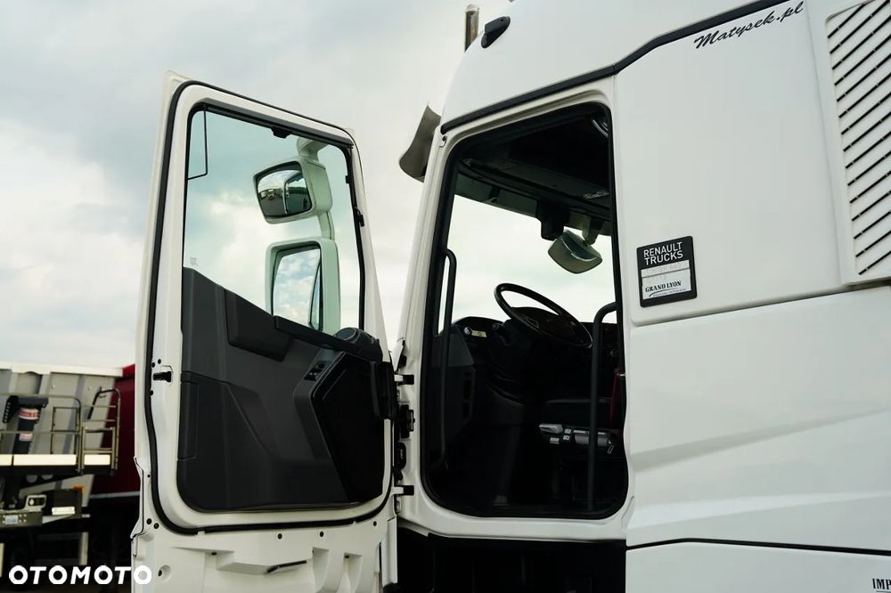 Renault T HIGH 440 DTI 13 / 6X2 /  FIRANKA 9.5 M / KLIMA POSTOJOWA / OŚ PODNOSZONA / MOCNA PODŁOGA / ALUFELGI / WINDA DHOLLANDIA / - 27