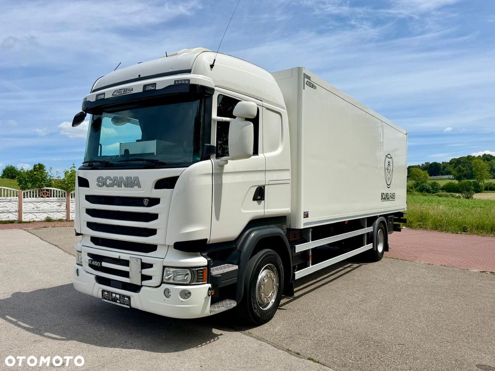 Scania SCANIA R450 / IZOTERMA / KONTENER / DO ŻYWCA / SILNIK 6 CYLINDROWY / 13 LITROWY  / KLIMA POSTOJOWA / WINDA / SPROWADZONY / SYPIALKA / AUTOMAT / 18 PALET / E6 / STAN BARDZO DOBRY - 11