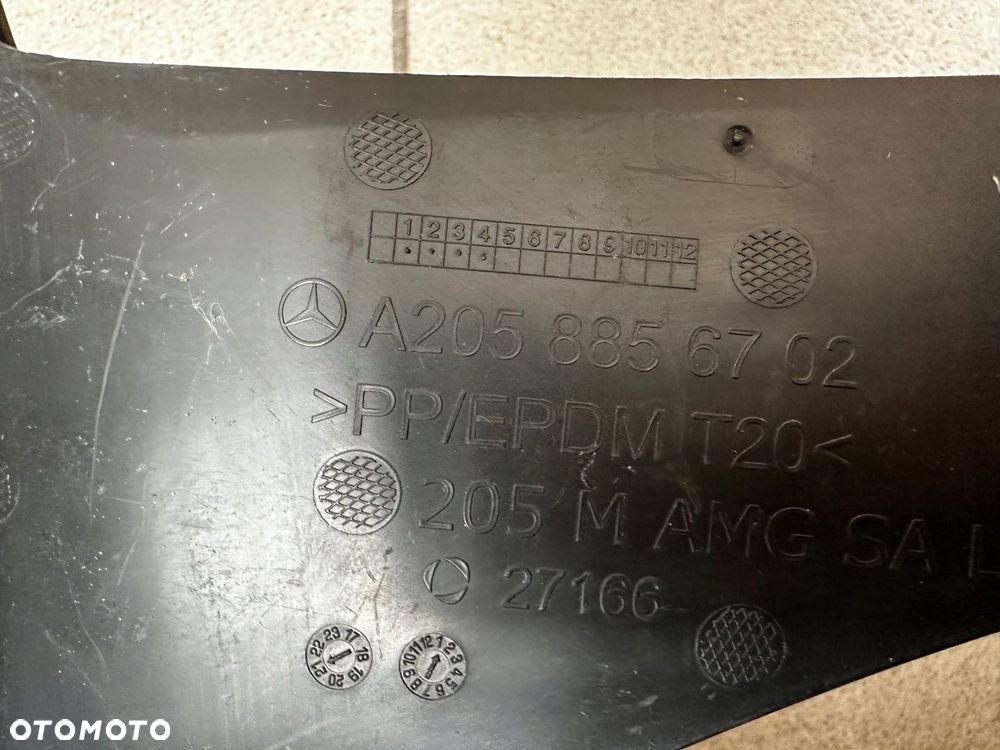 OSŁONA ZDERZAKA LEWA A2058856702 MERCEDES W205 - 3