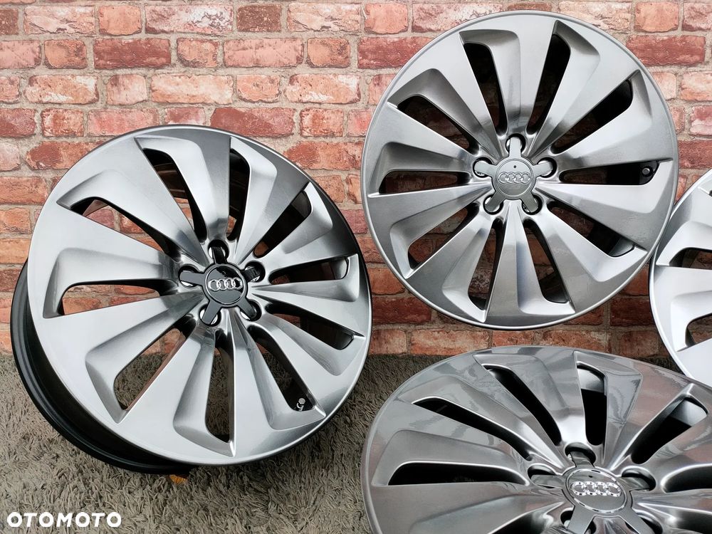 Oryginalne felgi 19 Audi 5x112 Q5 Hybrid hybryda alufelgi A4 A6 A8 A5 A7 Q3 Volkswagen Passat CC Touran Tiguan Skoda Superb Kamiq Karoq Seat Tarraco Mercedes 8j ET39 66.6mm SUV 4x4 OE OEM 8R0601025AB - 27