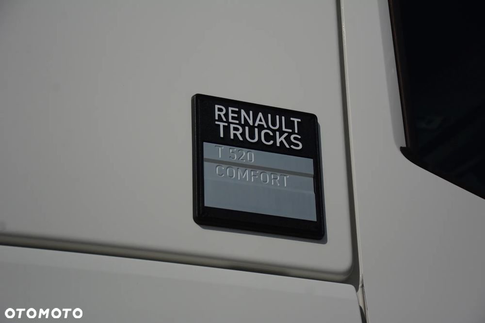 Renault T 520 Comfort / 2017r. / Cała na poduszkach / Kabina Salonka / 2 baki / Klima postojowa - 13