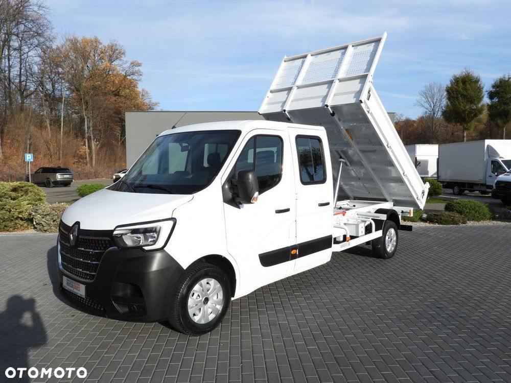 Renault MASTER WYWROTKA PODWÓJNA KABINA DOKA 6 MIEJSC TEMPOMAT LEDY KLIMATYZACJA  145KM - 18