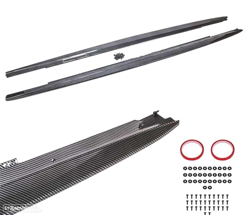 EMBALADEIRAS LATERAIS BMW G30 G31 17- LOOK M PERFORMANCE CARBONO - 2