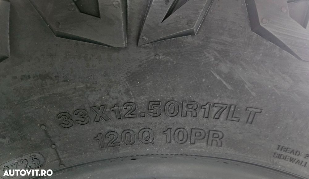 33x12.5 R17, 120Q, LANVIGATOR Warrior R/T, Anvelope Off Road M+S - 5