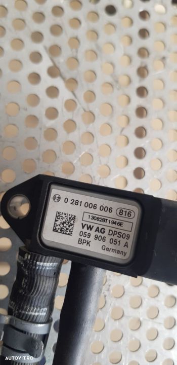 Senzor Presiune Gaze Audi A4 A5 A6 A7 A8 Q5 3.0 Tdi Euro 5 Cod Motor CDU CDUC CDUD Cod 059906051A - 3