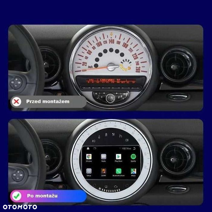 Radio nawigacja BMW Mini Cooper 2007 - 2013, 2GB 32GB Carplay Android - 7