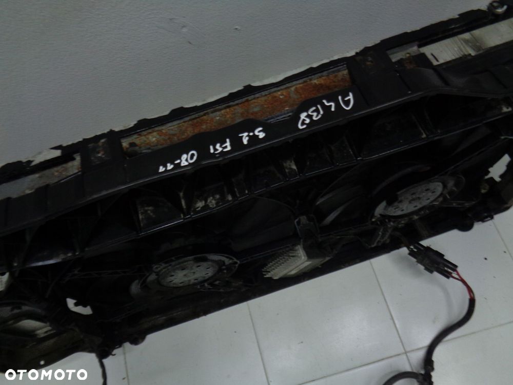audi a4 b8 3.2 fsi pas przedni chłodnice wentylatory belka komplet 08-11r - 7