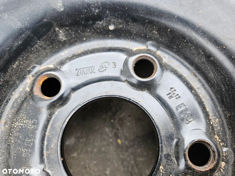 Toyota Avensis Auris Corolla Verso 5x114,3  koło dojazdowe zapasowe  17" R17 T125/70D17 - 3