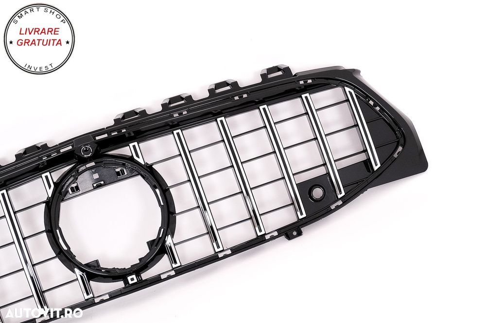 Grila Centrala Mercedes CLA X118 C118 (2019-05.2023) GT-R Panamericana Design Crom- livrare gratuita - 2
