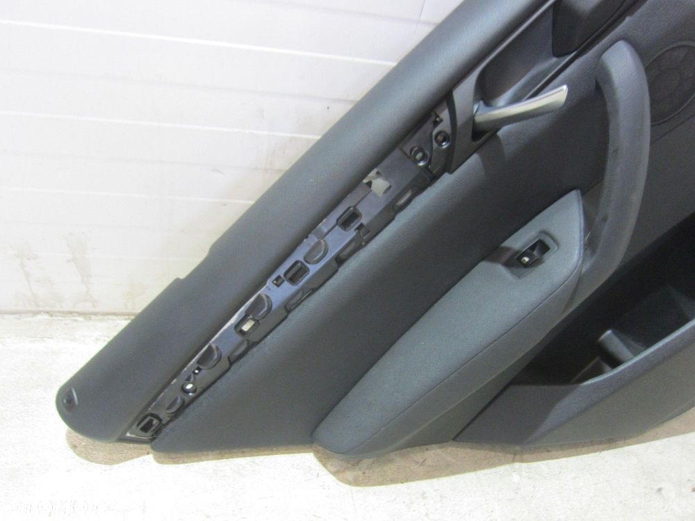 BMW X3 F25 BOCZEK DRZWI TAPICERKA LEWY TYŁ CZARNY SENSATEC 51427279943 - 2