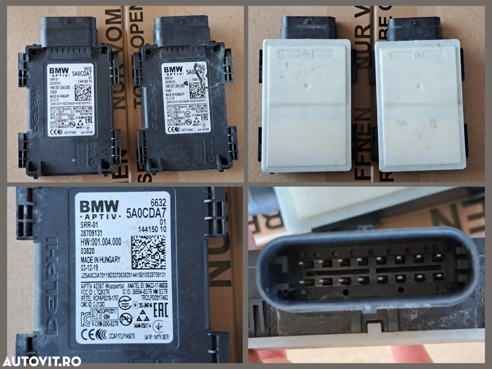 Senzor radar Senzor PDC Senzor crush Senzor temperatura Cablaj instalatie electrica bara fata originale BMW G11 LCI G12 LCI - 3