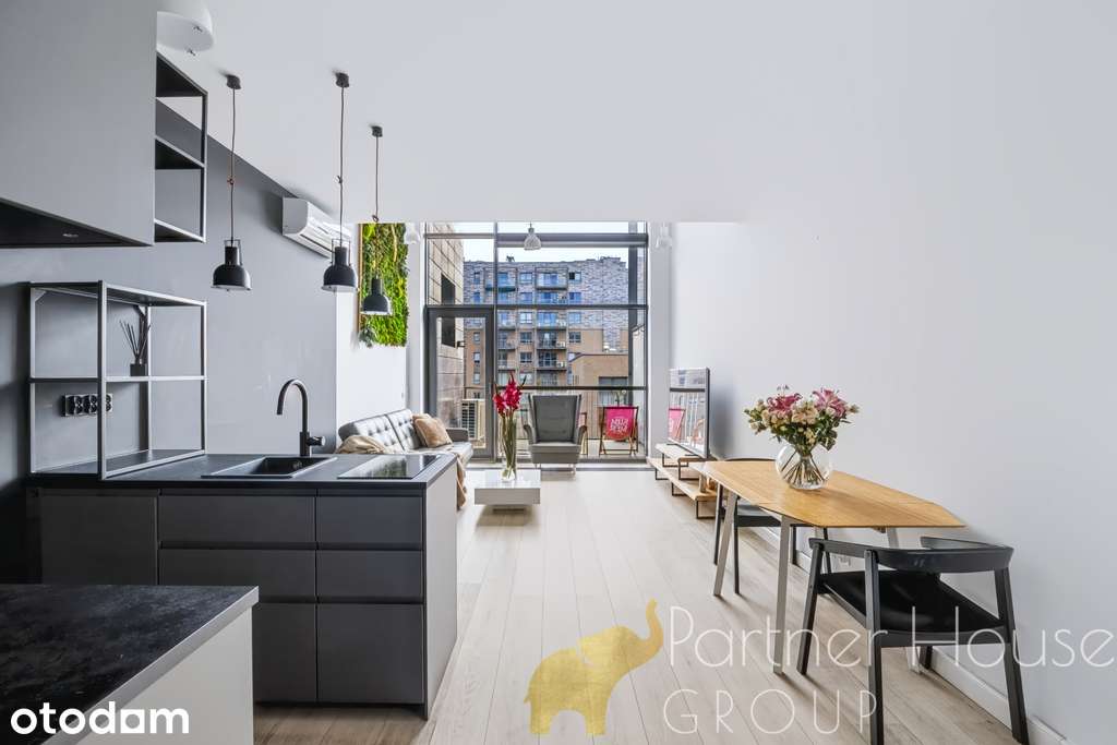 Dwupoziomowy Loft | Qbik | Klimatyzacja | Garaż