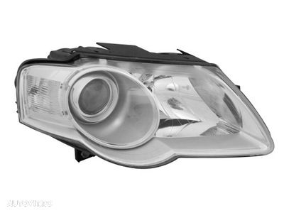 Far VW Passat Sedan+Combi (B6) 01.2005-07.2010 TYC partea Dreapta, tip bec H7+H7 - 1
