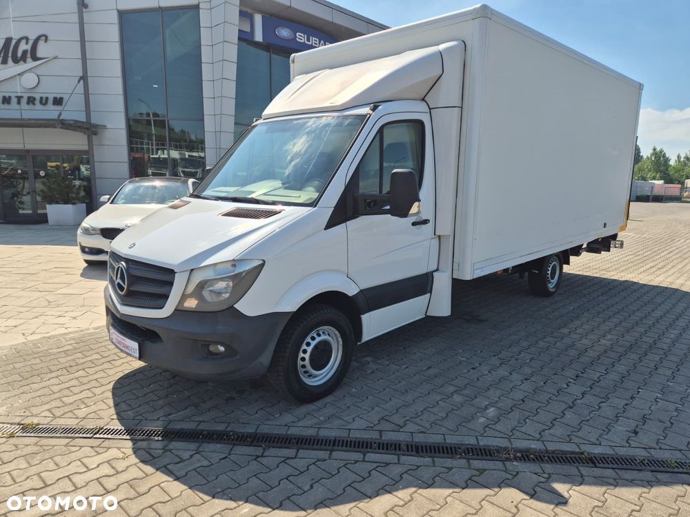 Mercedes-Benz Sprinter 316 CDi / KONTENER / NAJWIĘKSZY / PNEUMATYKA TYŁ / WINDA 750KG NA PILOT / BEZWYPADKOWY / SERWISOWANY / KLIMATYZACJA / KAMERA COFANIA / EURO 5 - 3