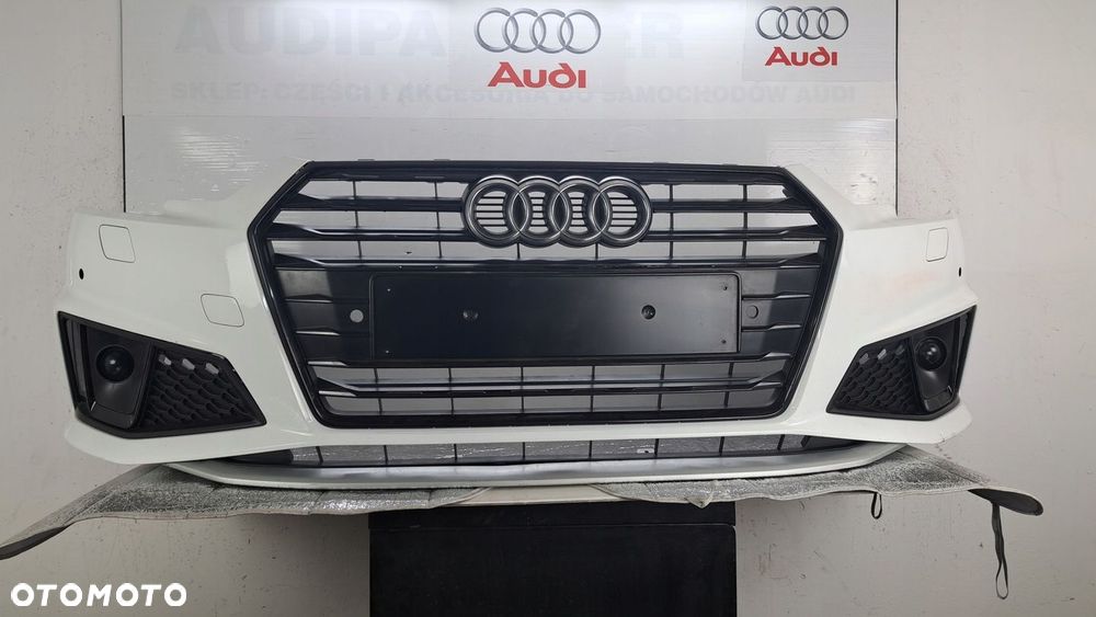 ZDERZAK AUDI S4 A4 S-LINE PLUS COMPETITION B9 8W 8W0 2016-2020 BLACK LINE - 1